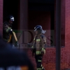 Bomberos y Policía trabajan conjuntamente en un incendio de vivienda en Badajoz