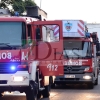 Bomberos y Policía trabajan conjuntamente en un incendio de vivienda en Badajoz