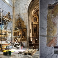 Salen a la luz pinturas del S XV en una histórica iglesia extremeña