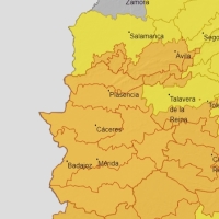 Amplían la alerta naranja a toda Extremadura: fuertes rachas de viento y lluvia