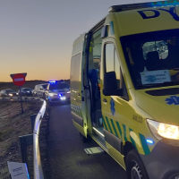 Trasladada hasta el Hospital de Cáceres tras un accidente en la A-66