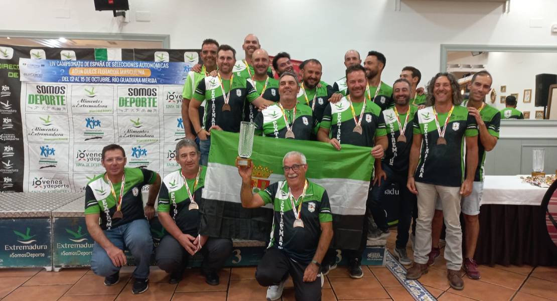 Bronce para la Selección Extremeña de Pesca en el Campeonato de España