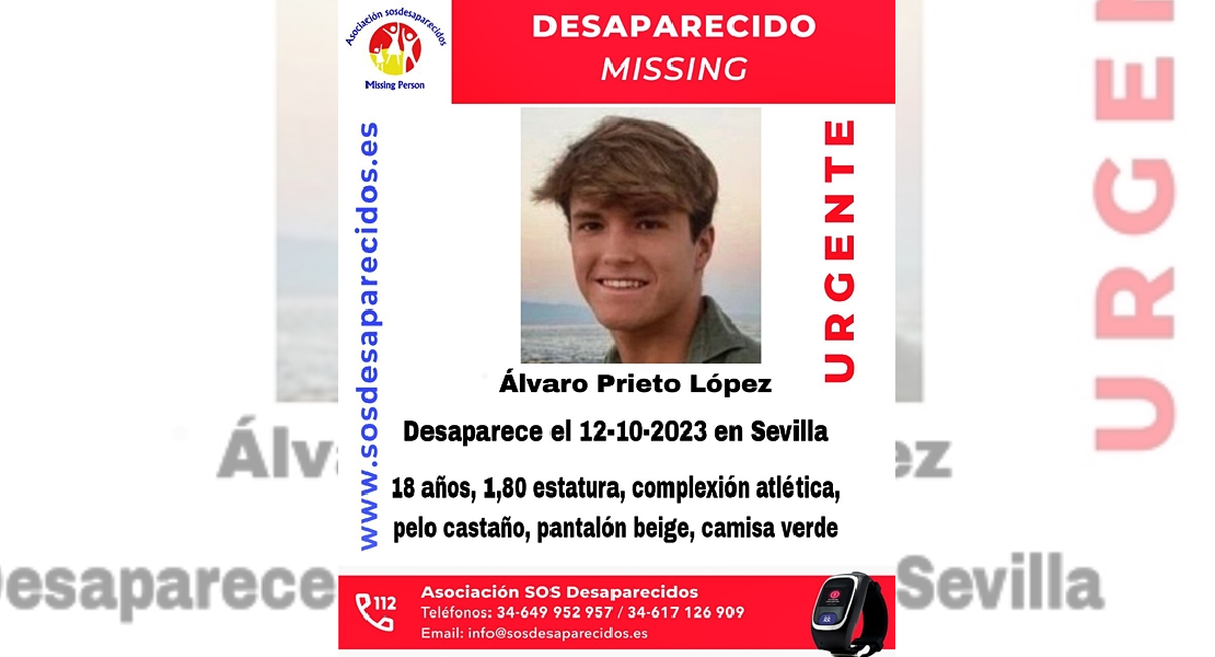 Desaparece un jugador de futbol de 18 años en Sevilla