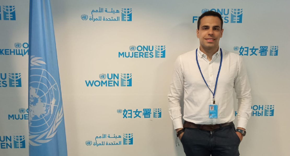 Un oliventino desarrolla su promoción en ONU-Mujeres gracias a un proyecto de la Junta