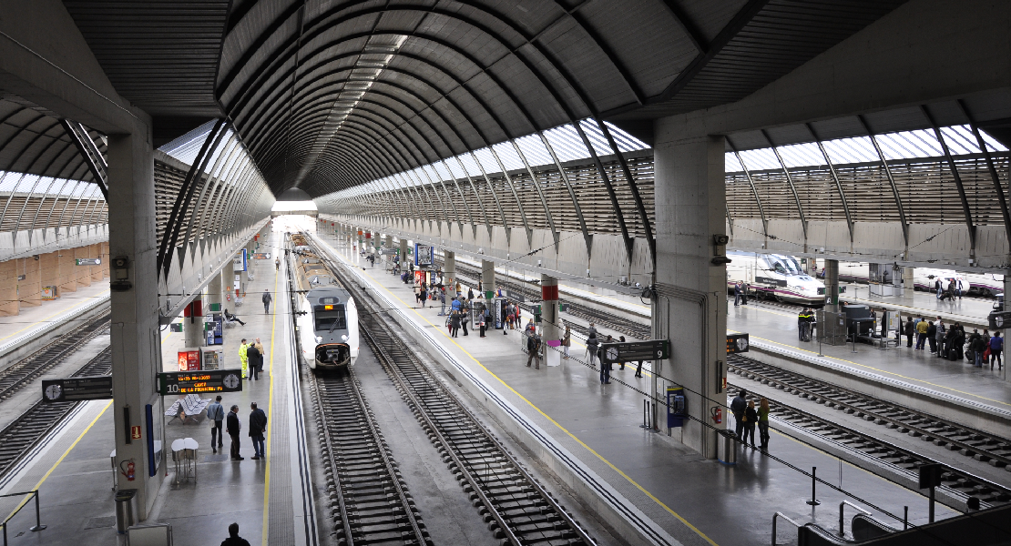 El tren en el que ha aparecido Álvaro Prieto estaba parado desde agosto