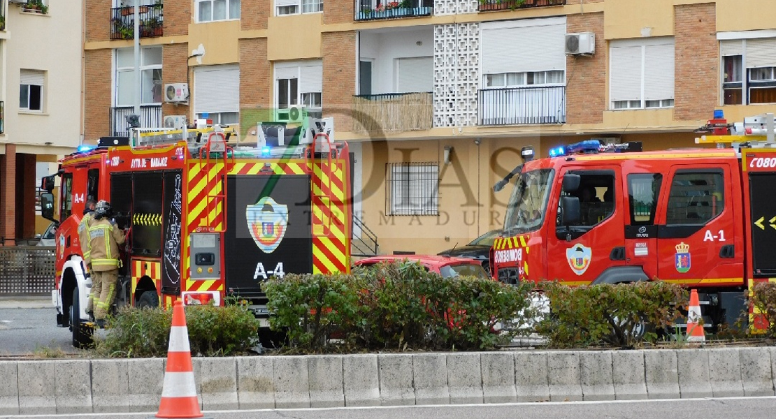 Intoxicada por monoxido de carbono tras un incendio en Badajoz