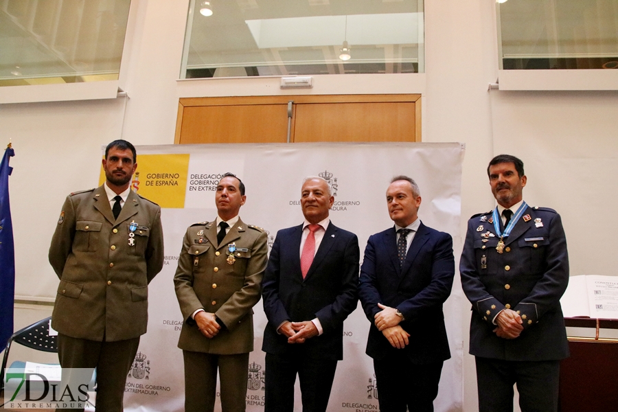 Imágenes de la entrega de medallas al mérito civil en Badajoz