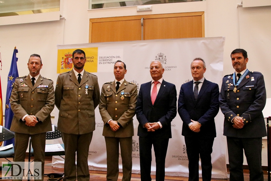 Imágenes de la entrega de medallas al mérito civil en Badajoz