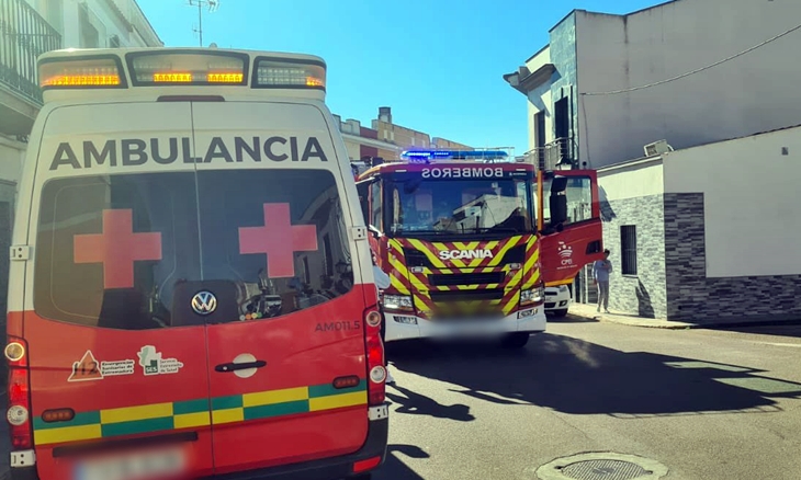 Sufre quemaduras tras un incendio en Talavera la Real (BA)