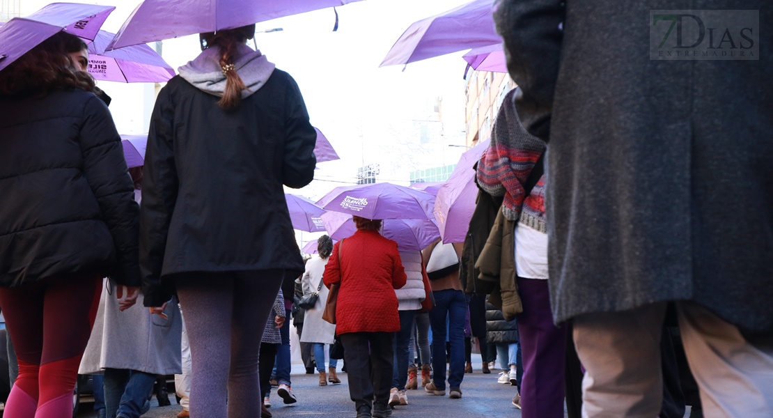 Alrededor de 1.000 personas se manifiestan contra la Violencia de Género en Badajoz