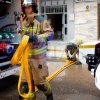 Incendio de vivienda en la calle Jesús Rincón Jiménez en Badajoz