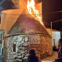 Arde el Centro de Interpretación del Cabrero en Cabezabellosa