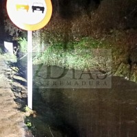 Las fuertes lluvias cortan la carretera BA-132