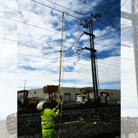 Finalizan las pruebas en el sistema de electrificación del tramo Peñas Blancas-Badajoz