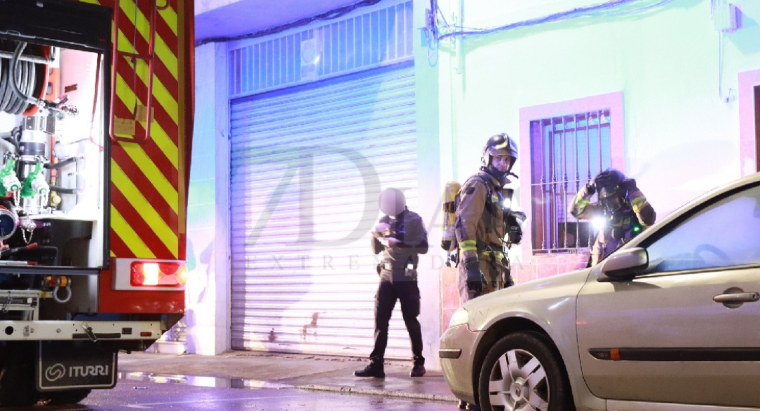 Se incendia una vivienda en el barrio pacense de San Roque