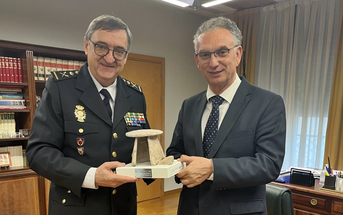 Despedida al jefe Superior de la Policía Nacional en Extremadura