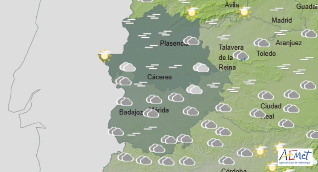 Estas serán las temperaturas para el fin de semana en Extremadura