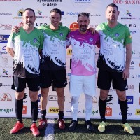 Agentes de Alburquerque y San Vicente en un torneo internacional de fútbol