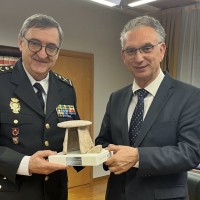 Despedida al jefe Superior de la Policía Nacional en Extremadura