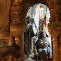Un belén artesanal y exclusivo preside la Catedral de Badajoz