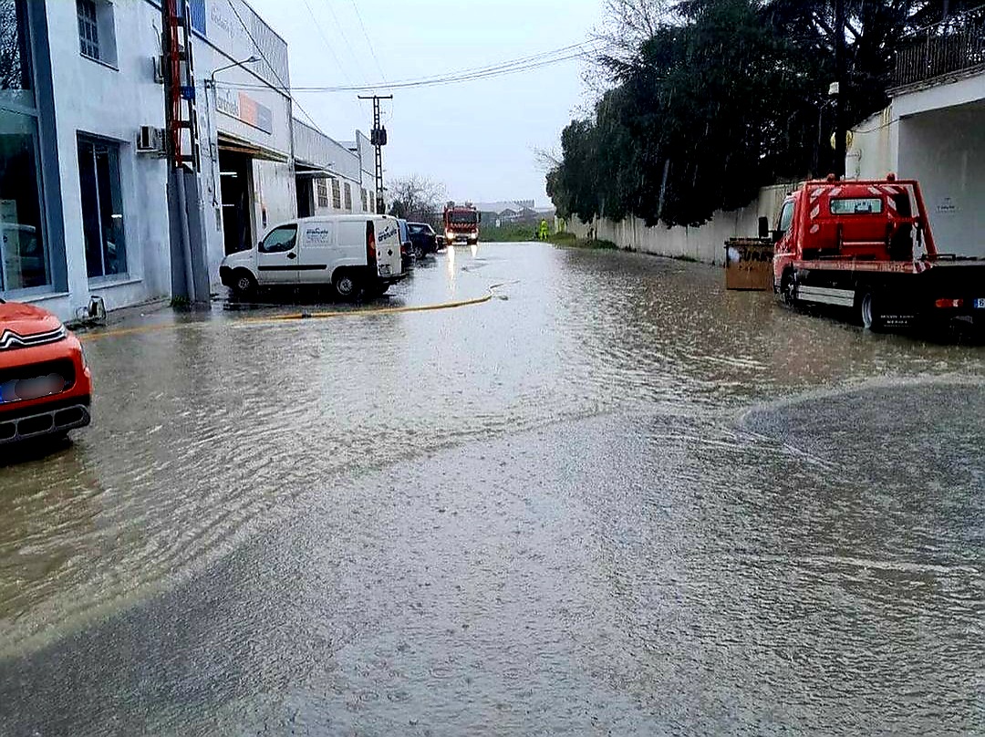 Los Bomberos del SEPEI imprescindibles durante la borrasca Juan