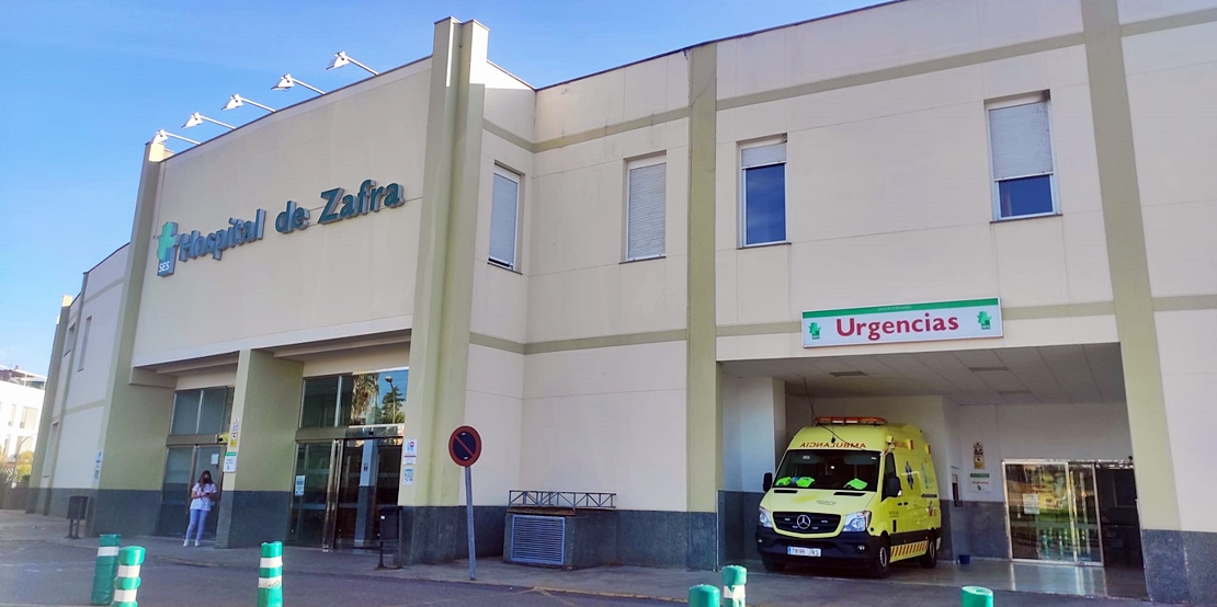 Trasladados hasta el hospital de Zafra tras un accidente de motocicleta