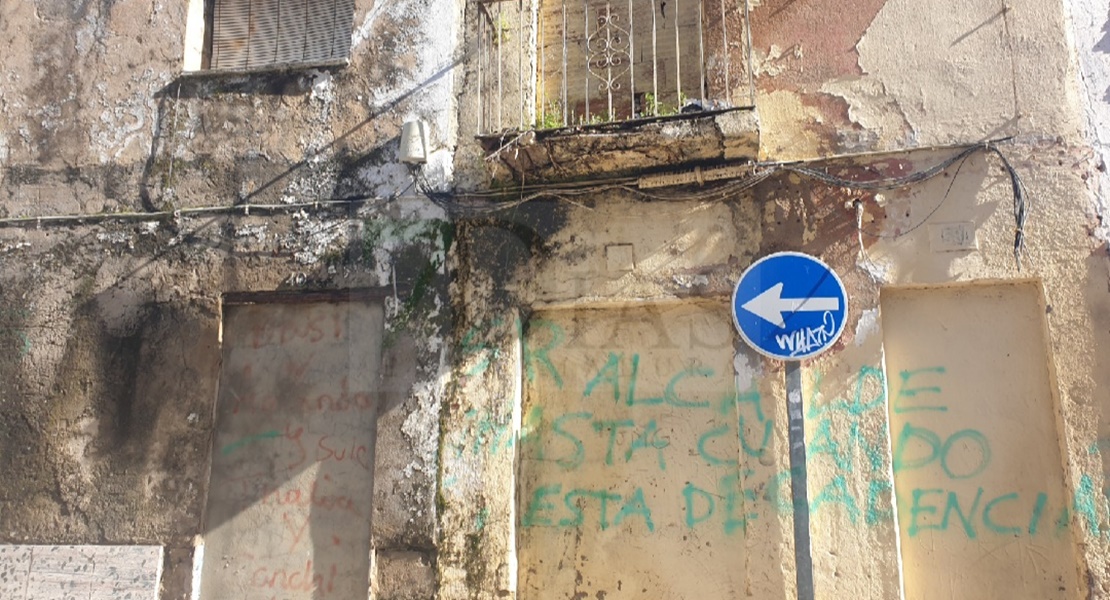 "La vergüenza del Casco Antiguo de Badajoz: los pacenses no merecen vivir así"