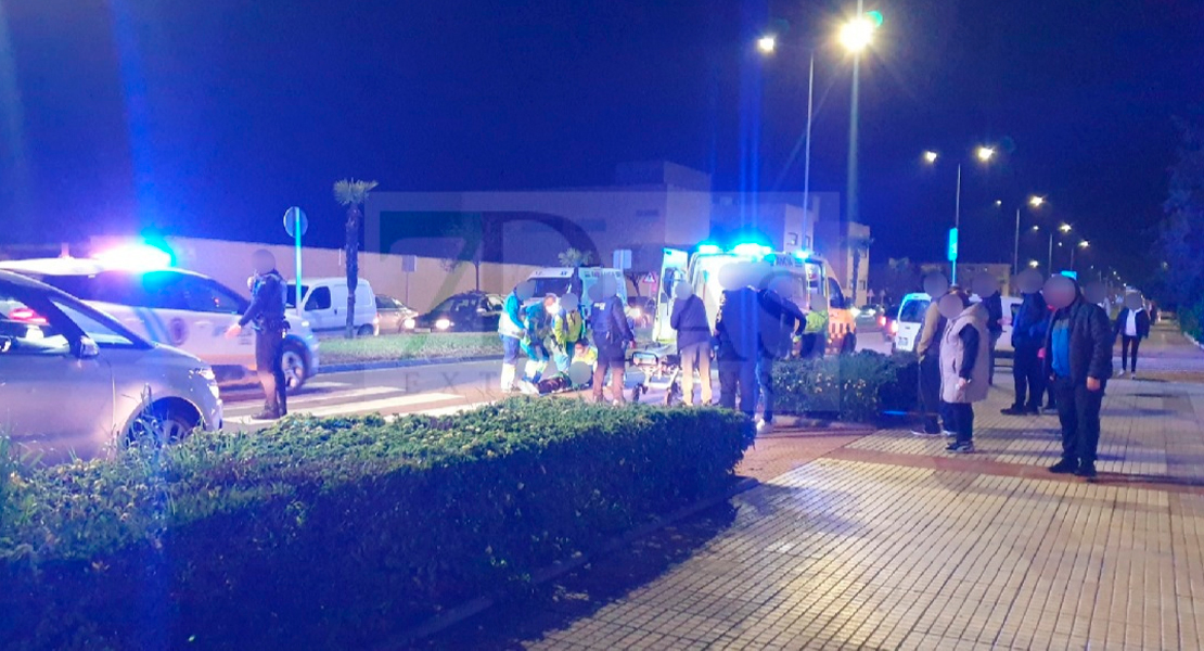 Atropellan a una mujer en la avenida de Elvas en Badajoz