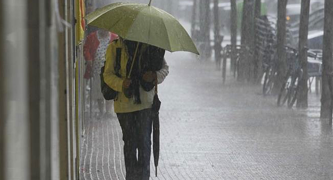 Amplían la alerta amarilla por fuertes lluvias en parte de Extremadura