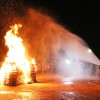 Buen ambiente en la antesala del Carnaval gracias a las Candelas de la margen derecha