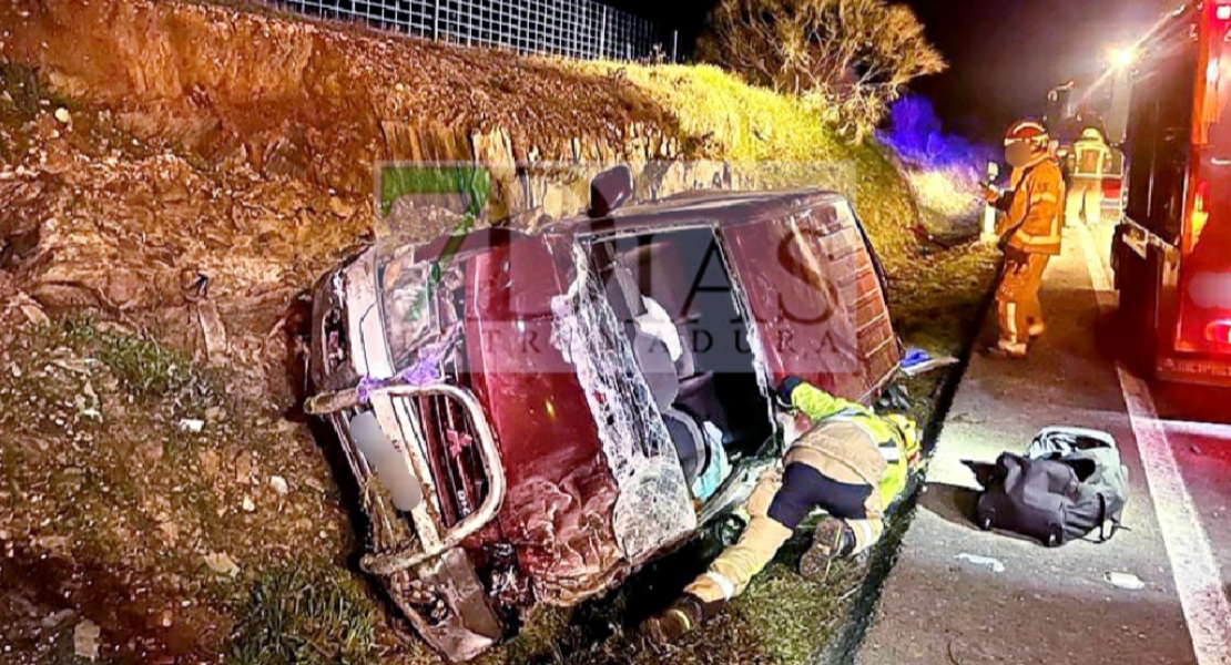 Se accidentan en la circunvalación de San Vicente de Alcántara (BA)