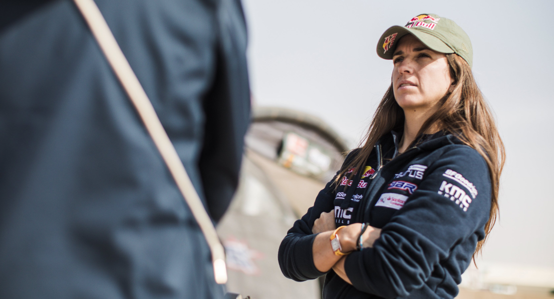 Cristina Gutiérrez, la primera mujer española en ganar el Dakar