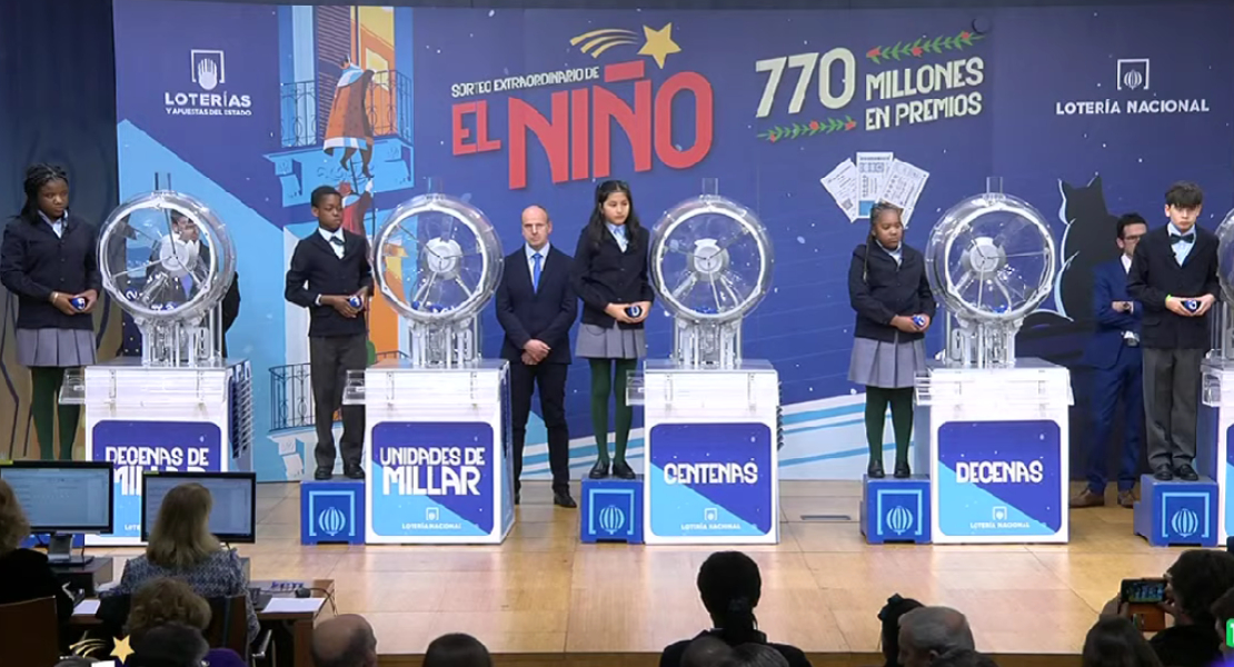 El primer premio del sorteo del Niño toca en Almendralejo