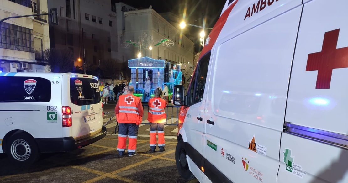 Cruz Roja realiza 10 intervenciones la primera noche del Carnaval de Badajoz