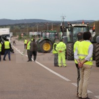 Las carreteras cortadas en esta jornada no son las autorizadas por la Delegación del Gobierno