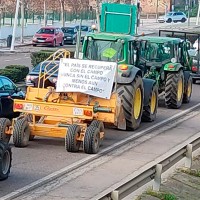 Carreteras intransitables por las movilizaciones agrícolas en Badajoz