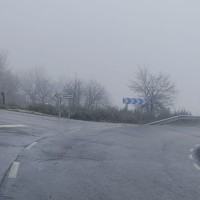 Carreteras cortadas por la borrasca Mónica en Extremadura