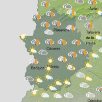 El 112 activa la alerta amarilla en parte de Extremadura