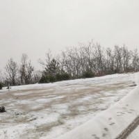 La borrasca Mónica deja imágenes de granizo y nevadas en Extremadura