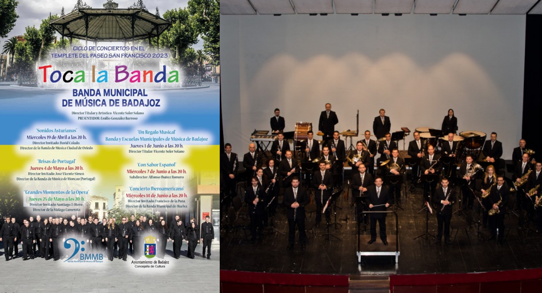 La Banda Municipal de Música de Badajoz tocará en San Francisco durante la primavera