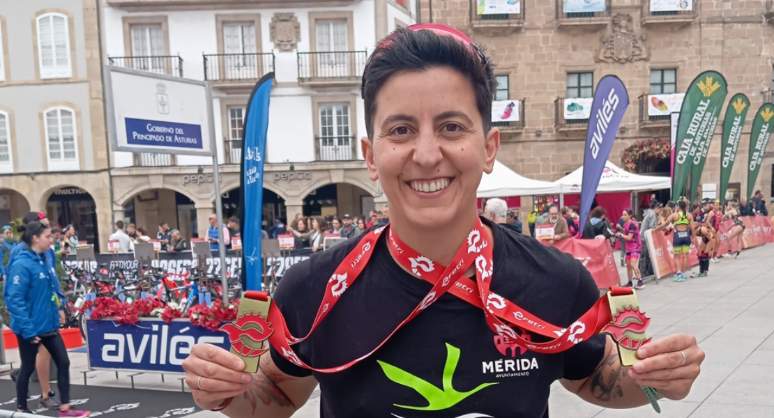 Alegría del paratriatlón extremeño en el Campeonato de España de Duatlón