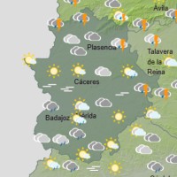 Continúan las jornadas de lluvia en Extremadura