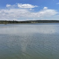 Gran crecida de los embalses extremeños tras las lluvias