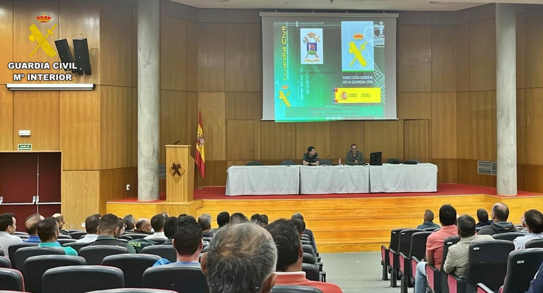 La Guardia Civil celebra en Mérida una jornada formativa a Guardas Rurales