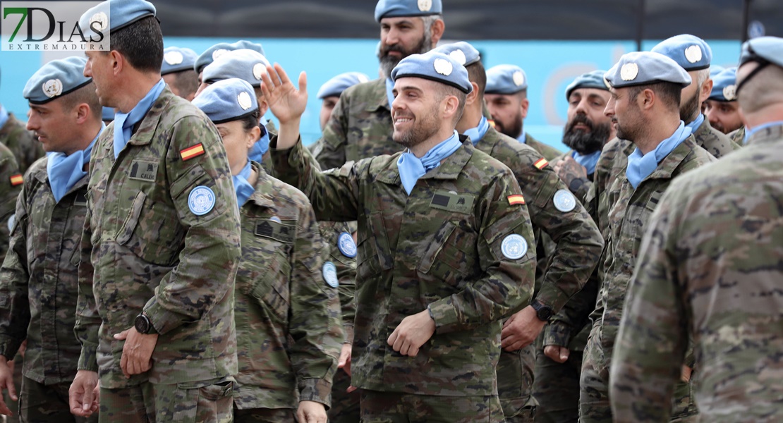 Emoción en la llegada del segundo contingente de militares extremeños a Bótoa