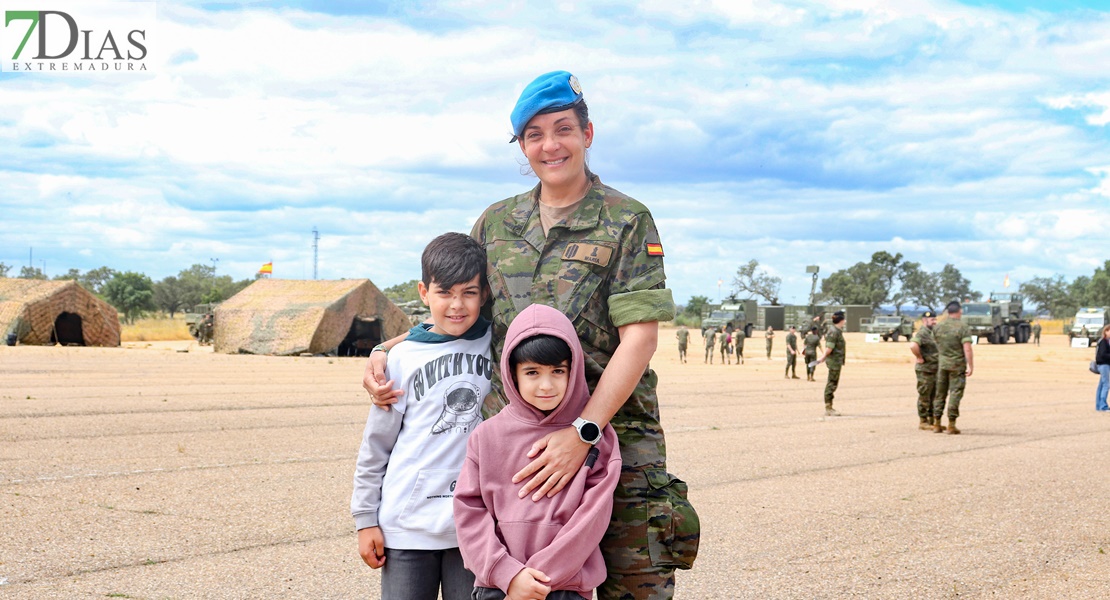 Lágrimas de alegría en Bótoa por la llegada de los militares del Líbano