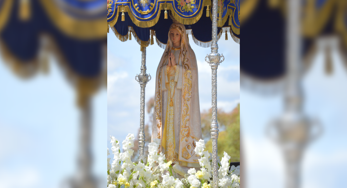 La virgen de Fátima cumple 70 años como patrona de San Vicente de Alcántara