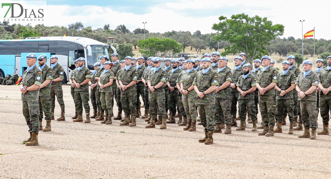 Lágrimas de alegría en Bótoa por la llegada de los militares del Líbano