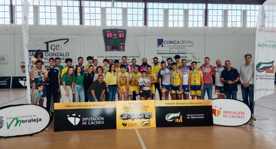 ADC Diputación y CB Alqazeres Verde son los ganadores del Trofeo Diputación de Cáceres de Baloncesto