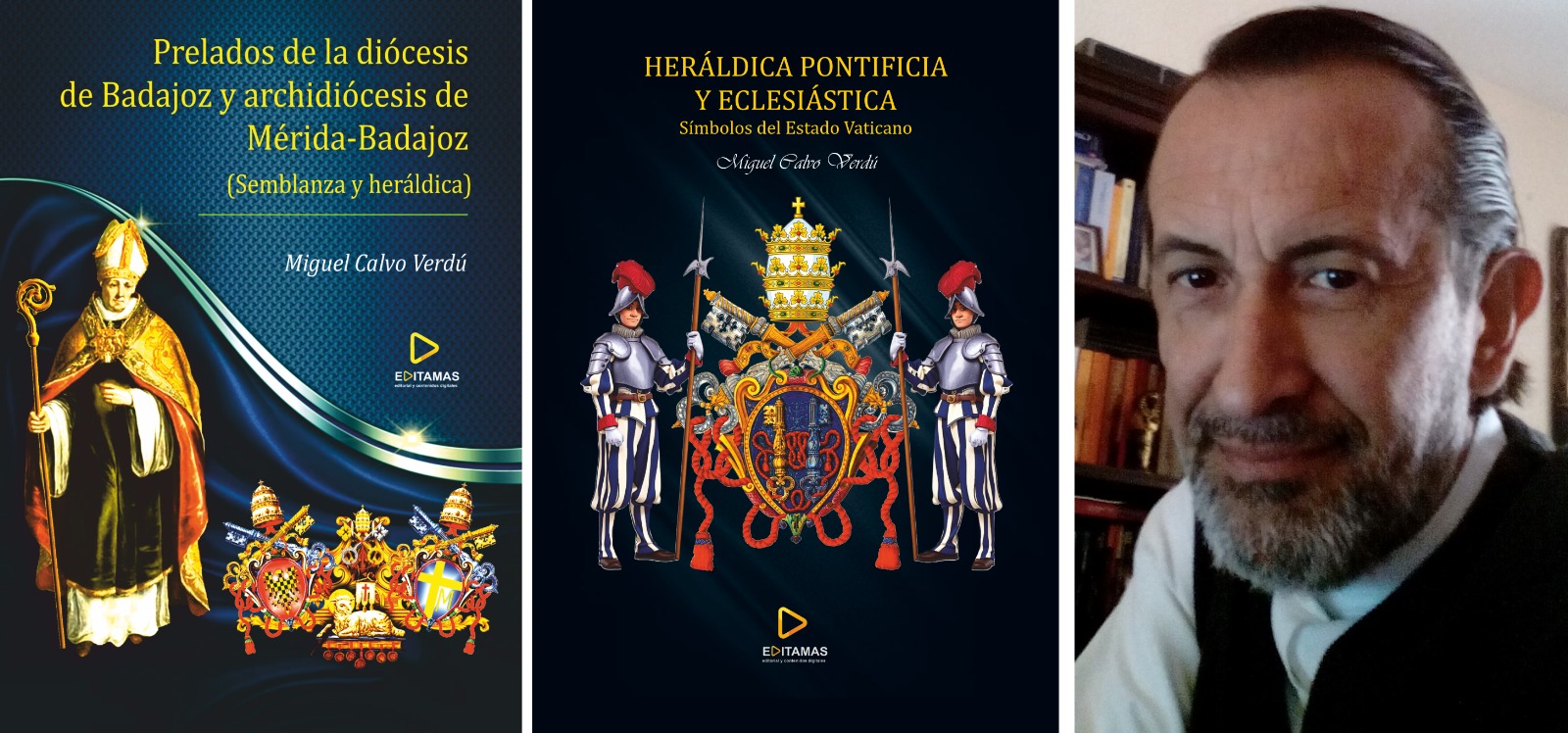 Miguel Calvo Verdú presenta dos obras en la Feria del Libro de Badajoz